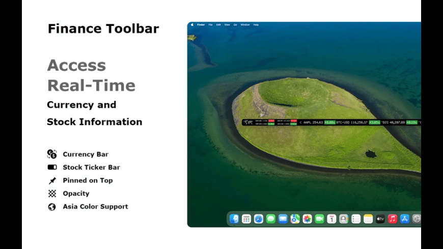 Finance Toolbar for Mac - review, screenshots