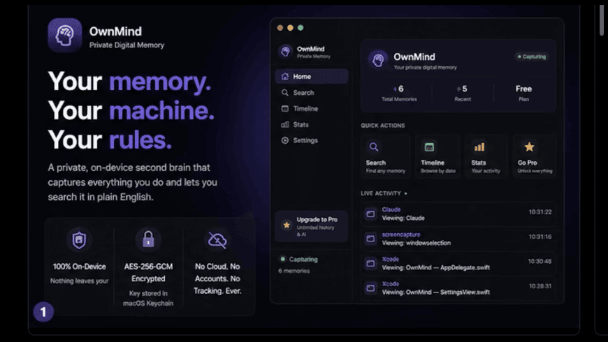 OwnMind for Mac - review, screenshots