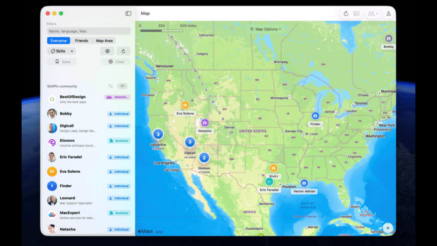 SkillPin for Mac - review, screenshots