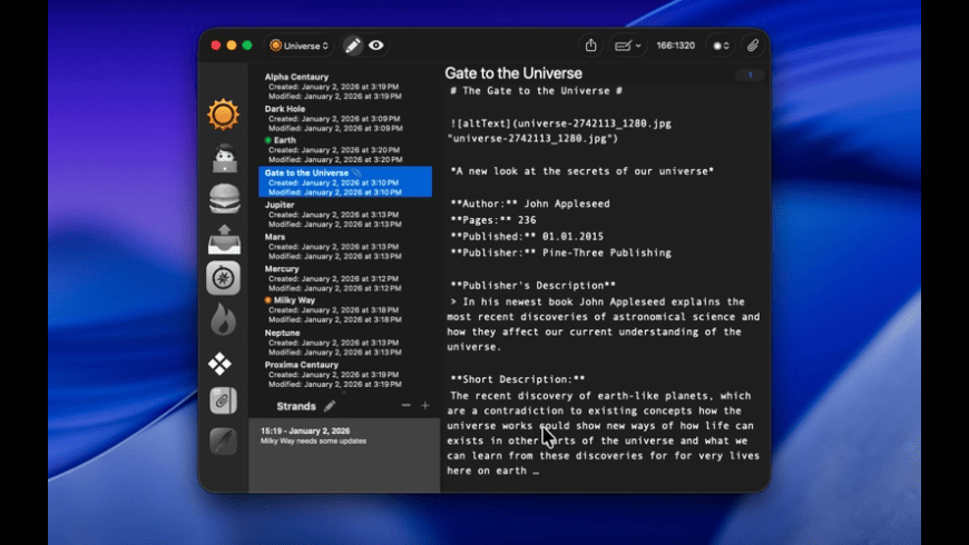 Note-C for Mac - review, screenshots