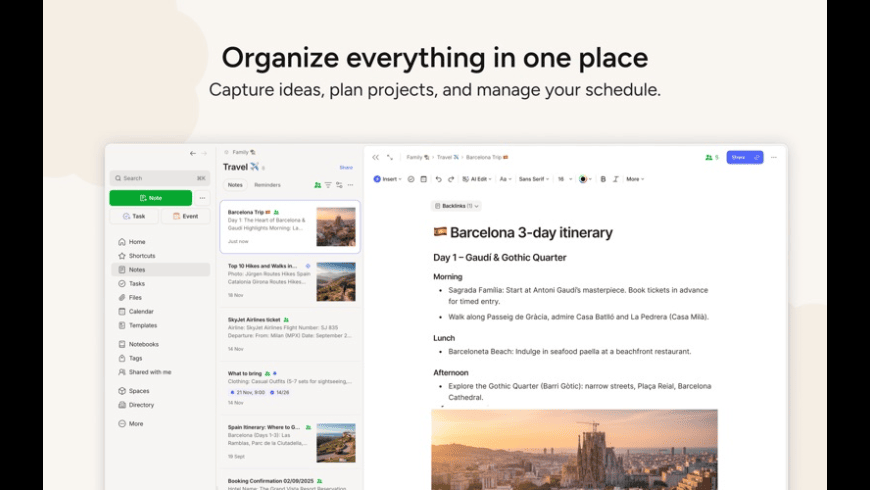 Evernote for Mac - review, screenshots