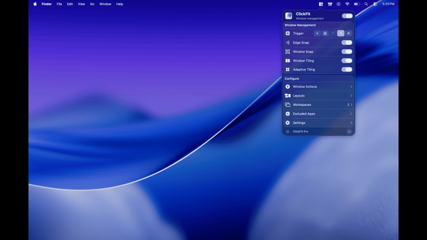 ClickFit for Mac - review, screenshots