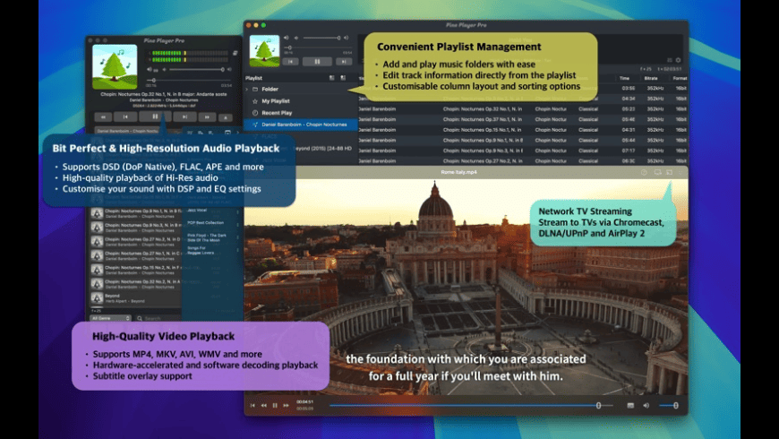 Pine Player for Mac - review, screenshots