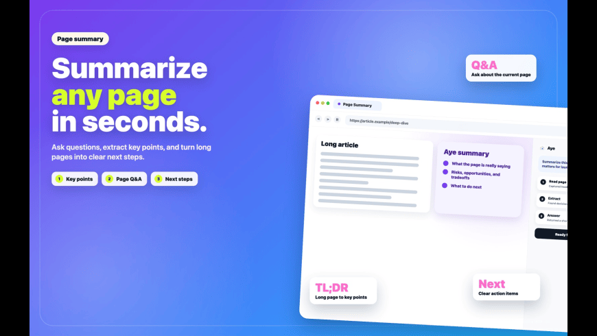 Aye for Mac - review, screenshots
