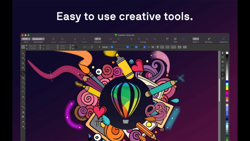 CorelDRAW for Mac - review, screenshots