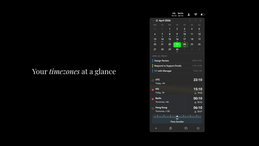 Clocker for Mac - review, screenshots
