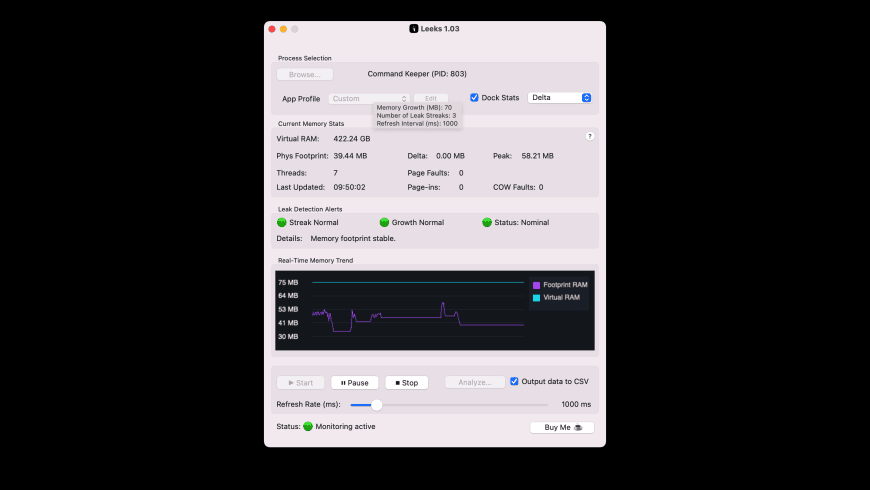 Leeks for Mac - review, screenshots