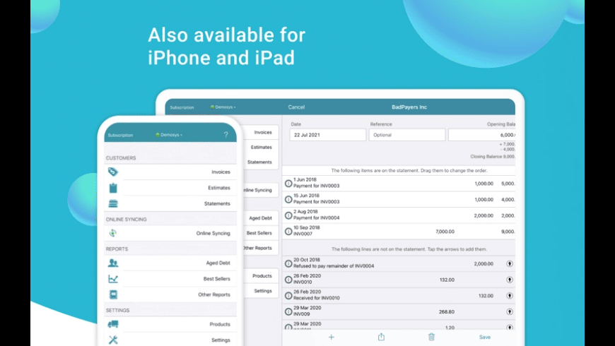 Easy Invoice (PDF generator) for Mac - review, screenshots