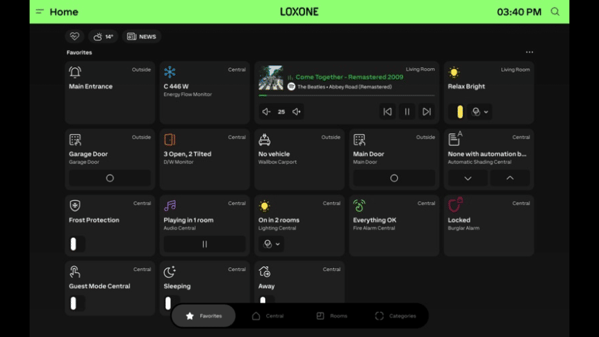Loxone for Mac - review, screenshots