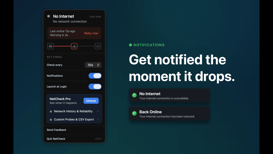 NetCheck for Mac - review, screenshots