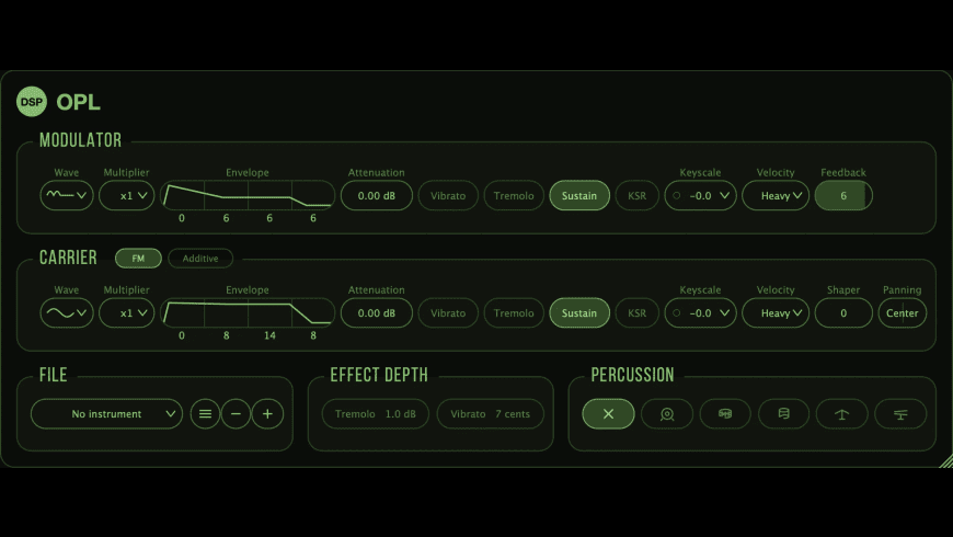 OPL FM Synth for Mac - review, screenshots