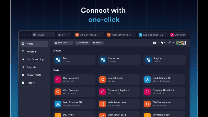 Termius for Mac - review, screenshots