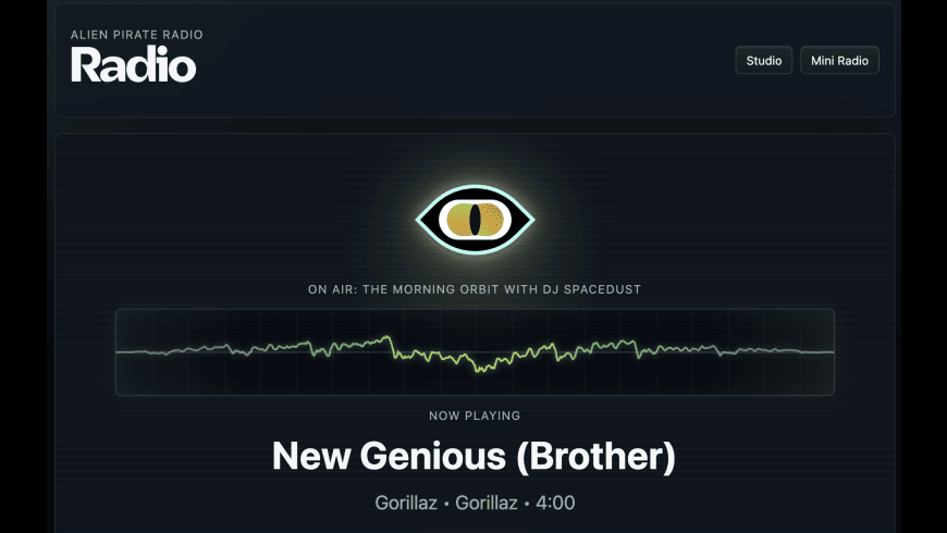 Alien Pirate Radio for Mac - review, screenshots