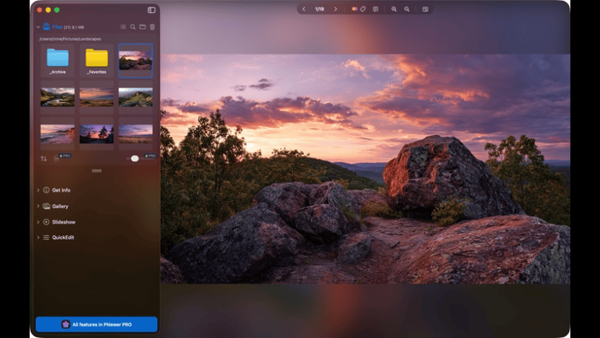 Phiewer (lite) for Mac - review, screenshots