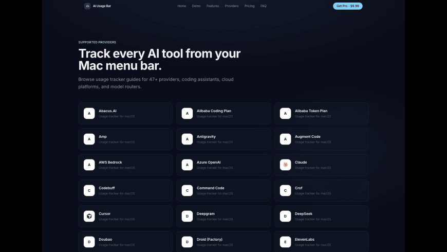 AIUsageBar for Mac - review, screenshots