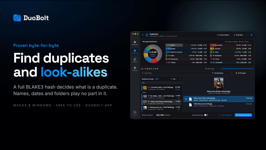 DuoBolt for Mac - review, screenshots