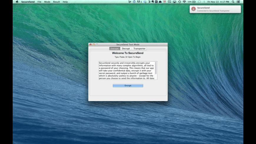 SecureSend for Mac - review, screenshots