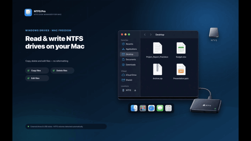 NTFS Pro for Mac - review, screenshots