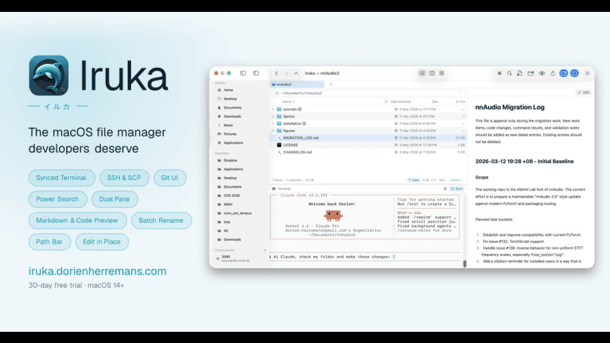 Iruka for Mac - review, screenshots