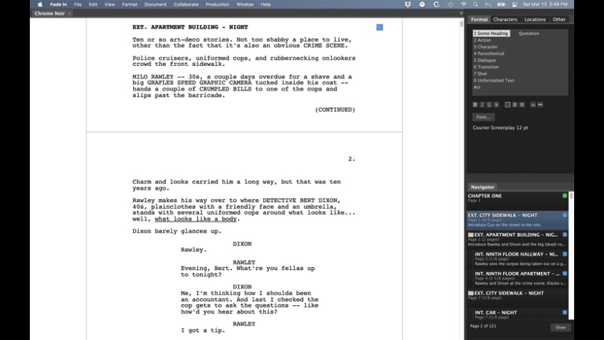 Fade In for Mac - review, screenshots