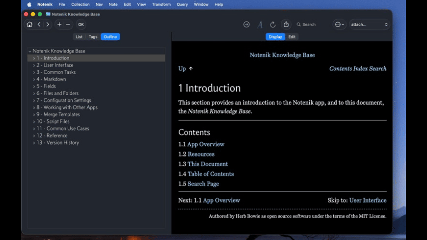 Notenik for Mac - review, screenshots