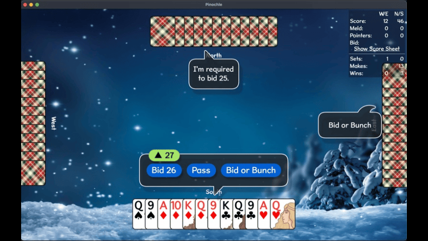 Pinochle for Mac - review, screenshots