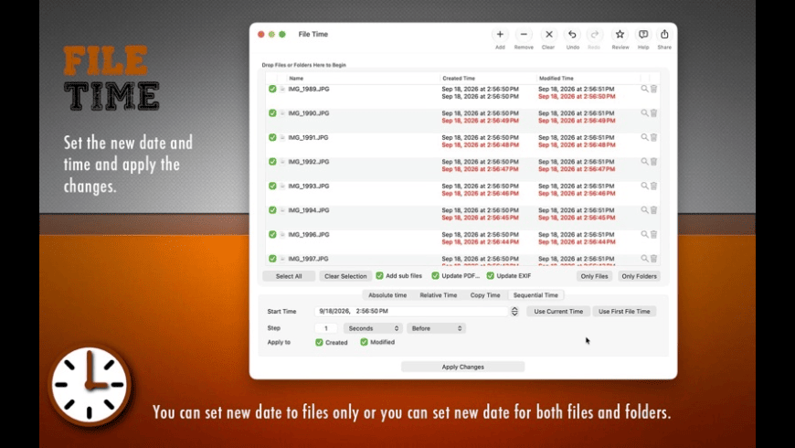 File Time for Mac - review, screenshots