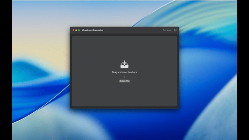 Checksum Calculator for Mac - review, screenshots