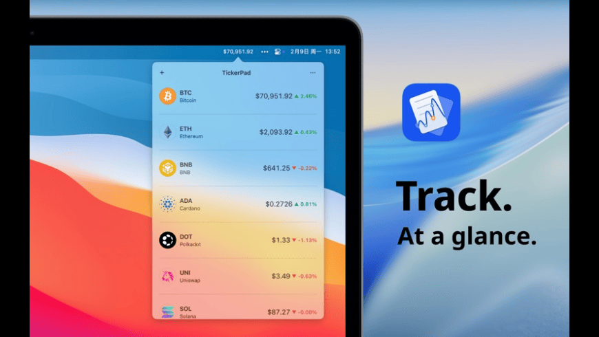 TickerPad for Mac - review, screenshots