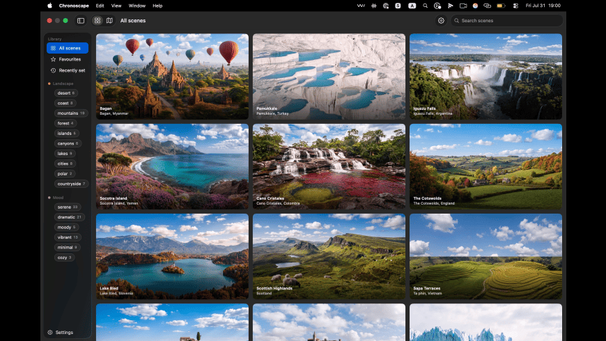 Chronoscape for Mac - review, screenshots