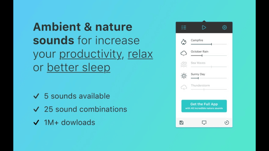 Noizio Lite for Mac - review, screenshots
