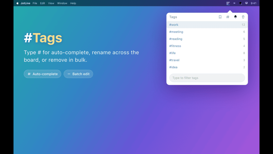 JotLine for Mac - review, screenshots