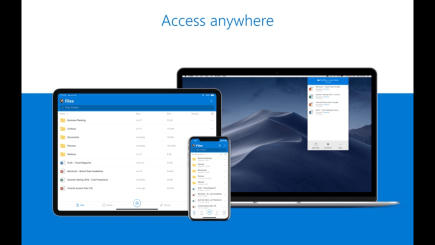 OneDrive for Mac - review, screenshots