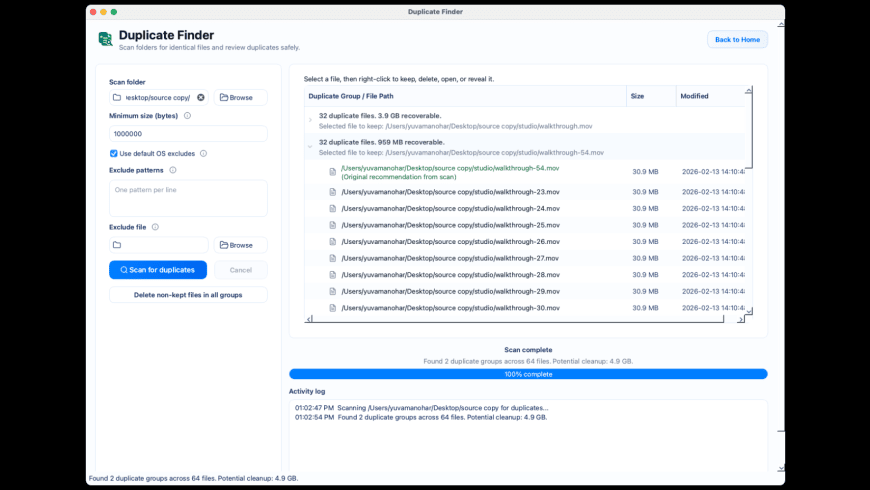 FileLever for Mac - review, screenshots