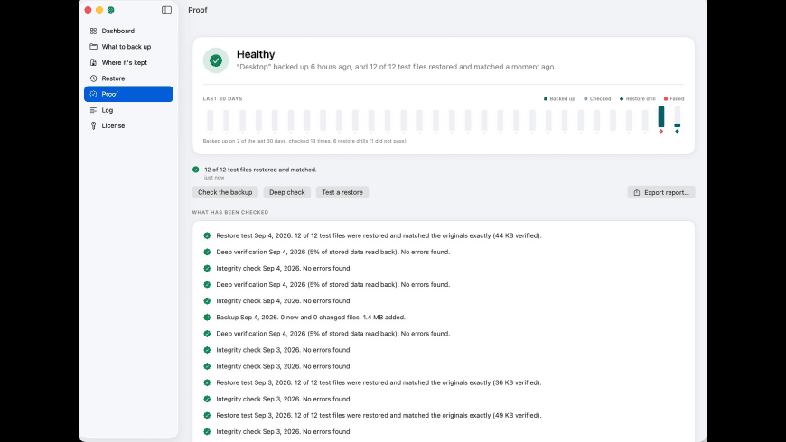 Backstop for Mac - review, screenshots