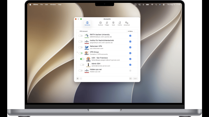 Shimo for Mac - review, screenshots