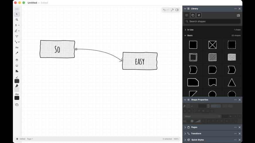 SimpleDiagrams for Mac - review, screenshots