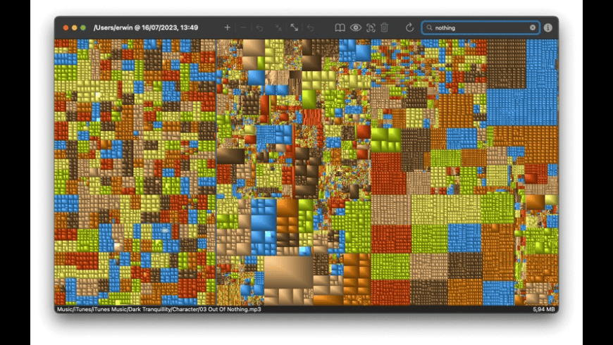 GrandPerspective for Mac - review, screenshots