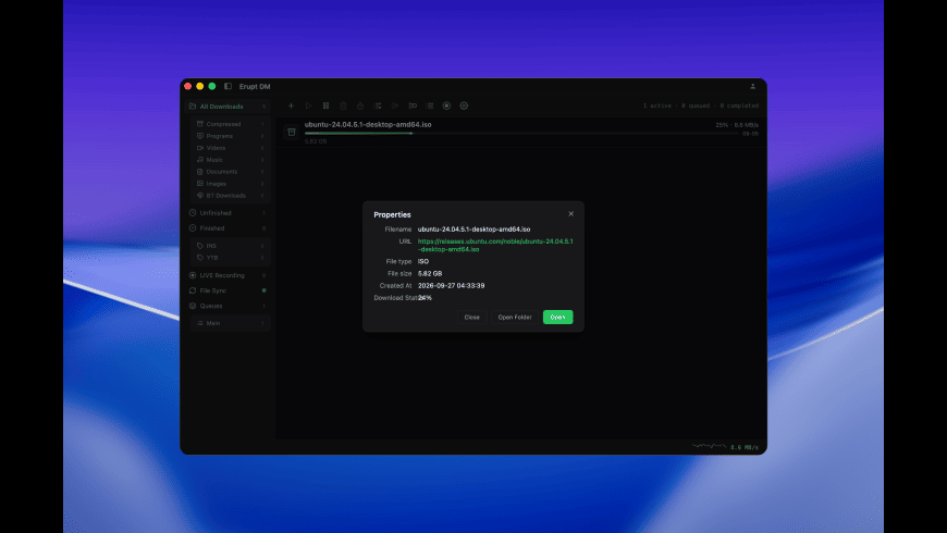 Erupt DM for Mac - review, screenshots