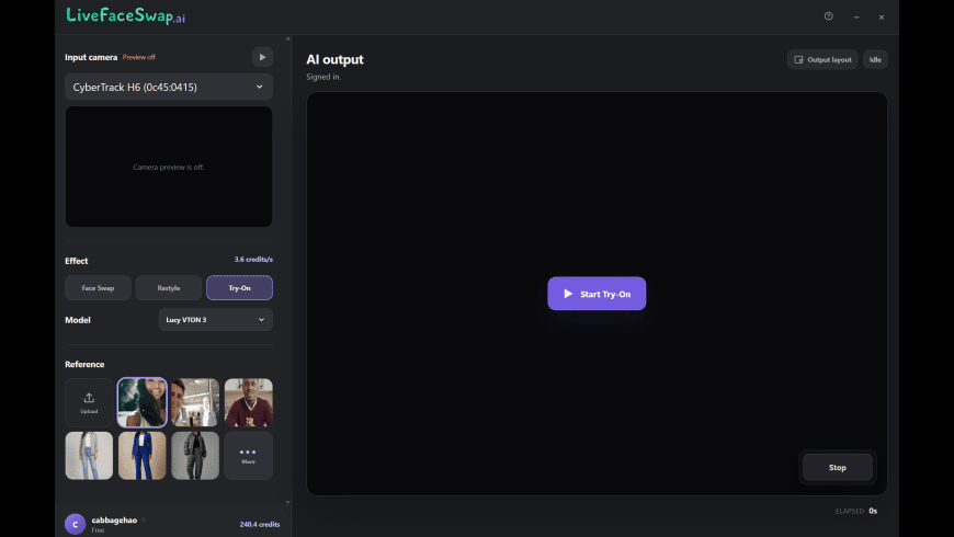 LiveFaceSwap Desktop for Mac - review, screenshots
