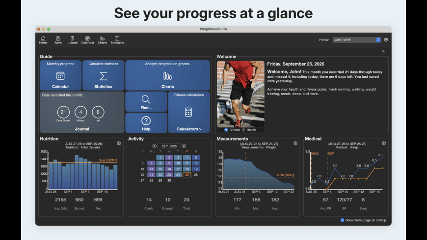 Weightmania Pro for Mac - review, screenshots
