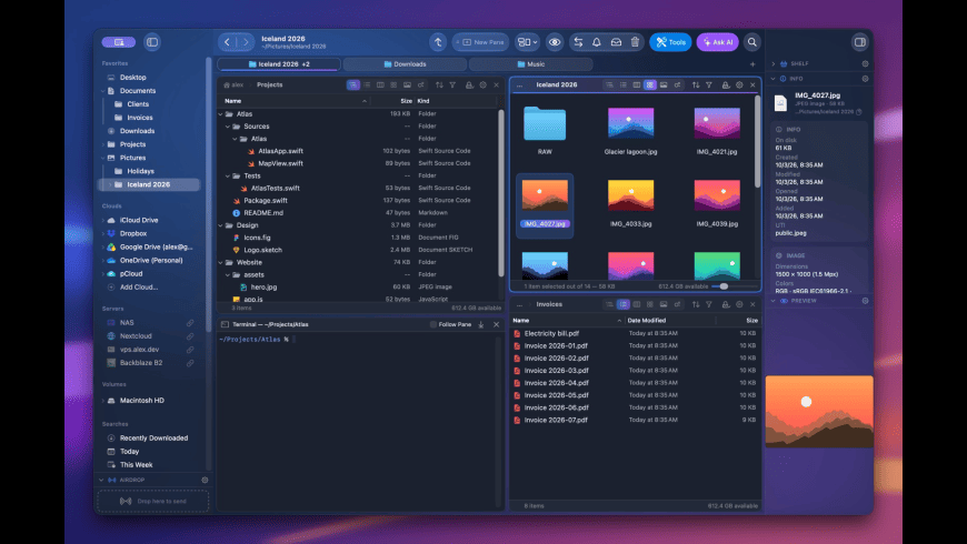 Folia Files for Mac - review, screenshots