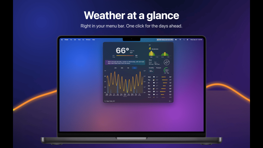 Big Weather for Mac - review, screenshots