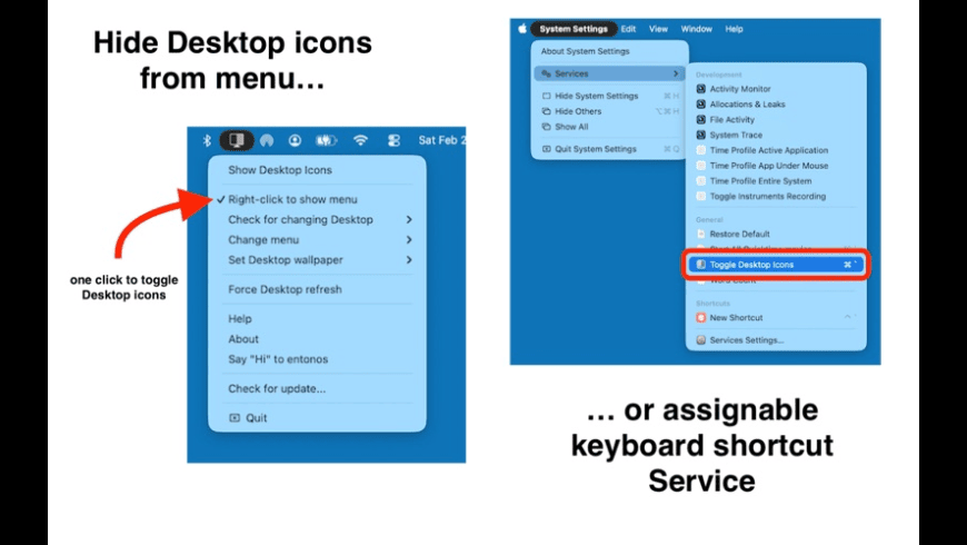 Hide Icons for Mac - review, screenshots