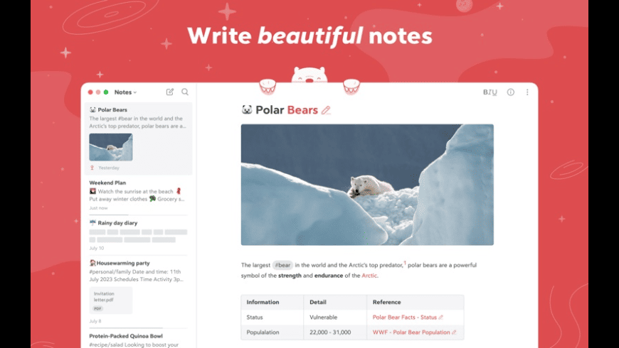 Bear for Mac - review, screenshots