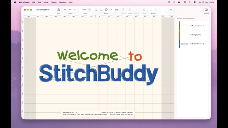 StitchBuddy for Mac - review, screenshots