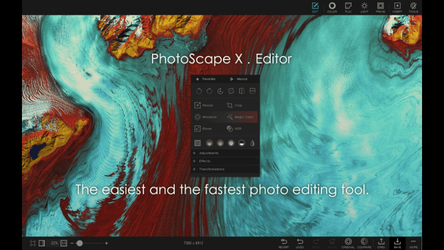 PhotoScape X for Mac - review, screenshots