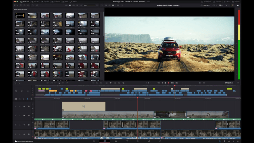 DaVinci Resolve Studio for Mac - review, screenshots