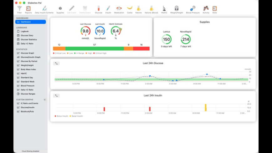 DiabetesPal for Mac - review, screenshots