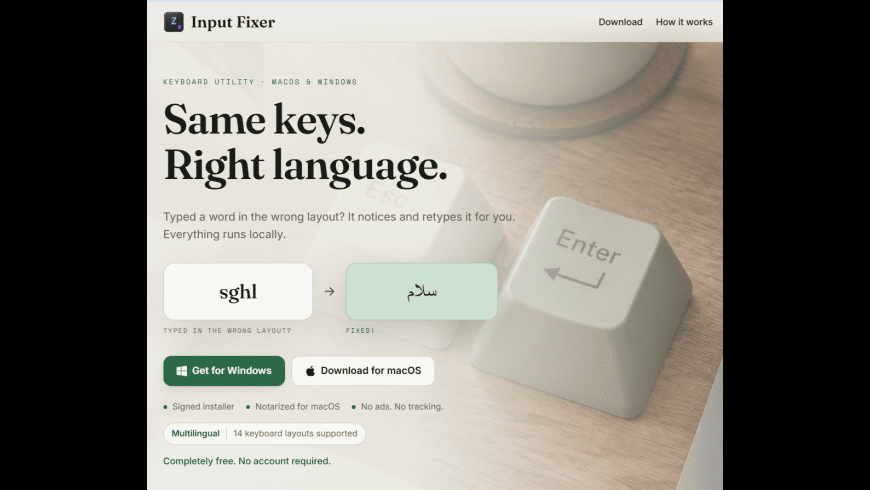 Input Fixer for Mac - review, screenshots